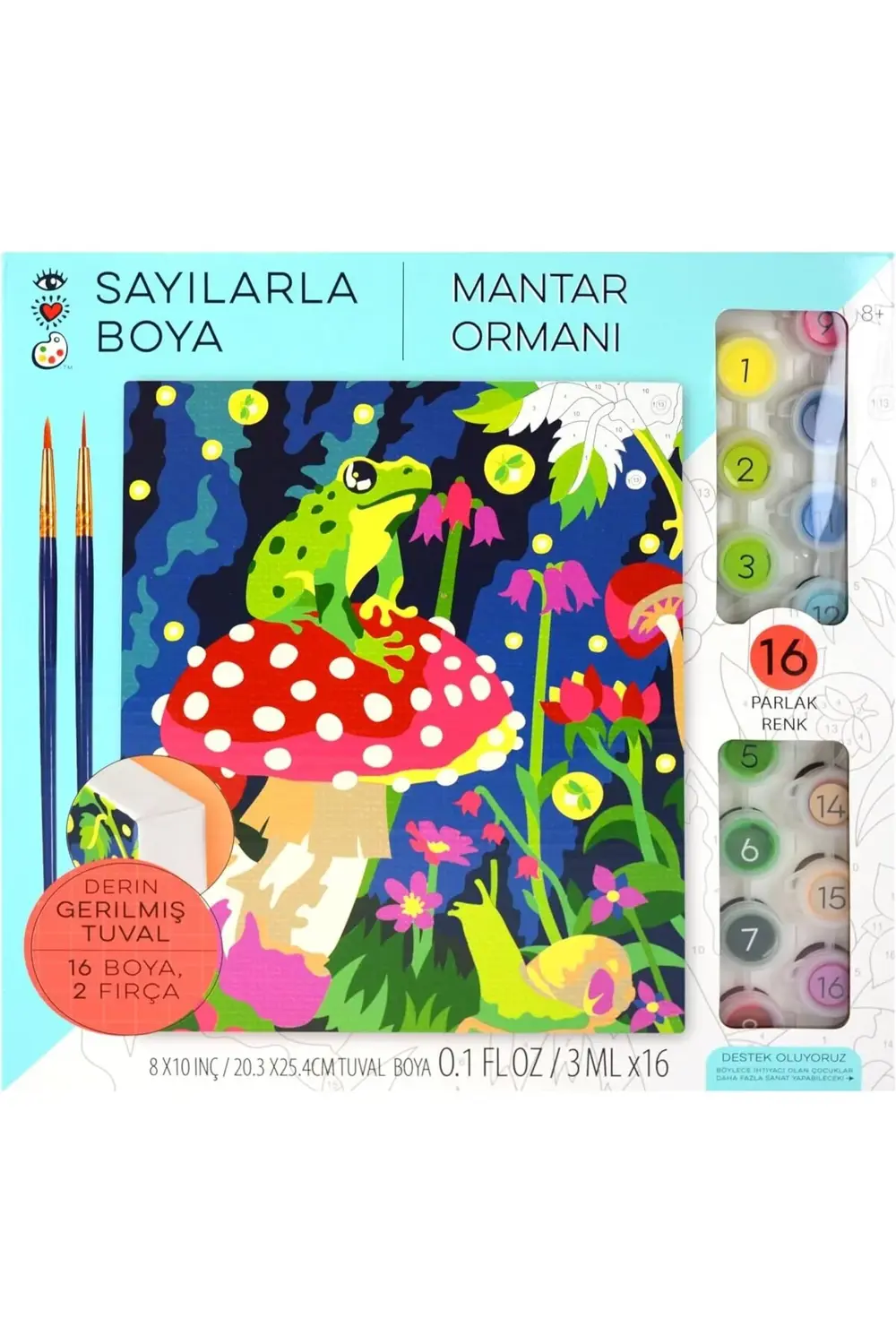 And Arts Numaralarla Boya Seti Mantar 9207 1178227