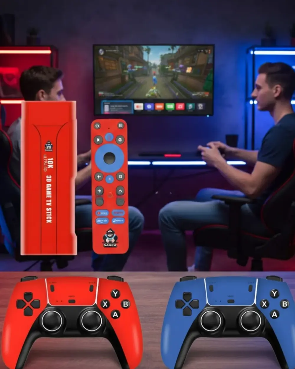 Android 10K HD TV Oyun Konsolu 64GB 5G WiFi Destekli