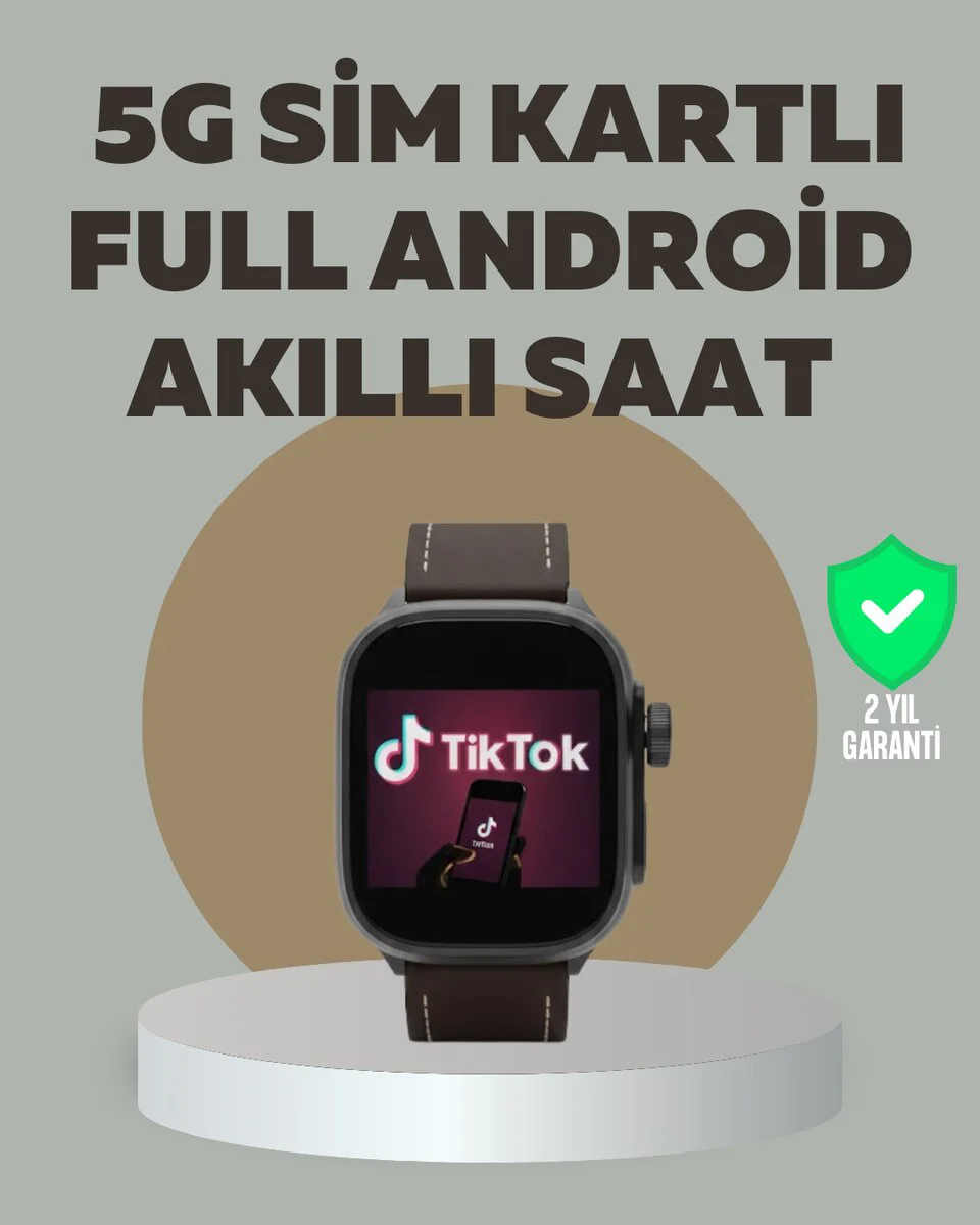 Android Akıllı Saat 5G Destekli Uygulama İndirme