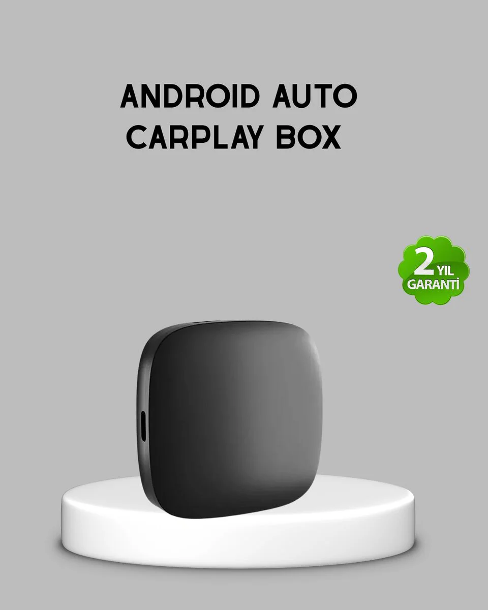 Android Auto Kablosuz Adaptör Bluetooth 5.0 ve 5.8GHz WiFi Destekli - Gecikmesiz Sürüş Deneyimi