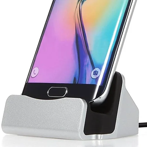 Android Micro Usb Şarj 2in1 Standlı Usb Dock-1852 Android Micro Usb Şarj 2in1 Standlı Usb Dock-1852