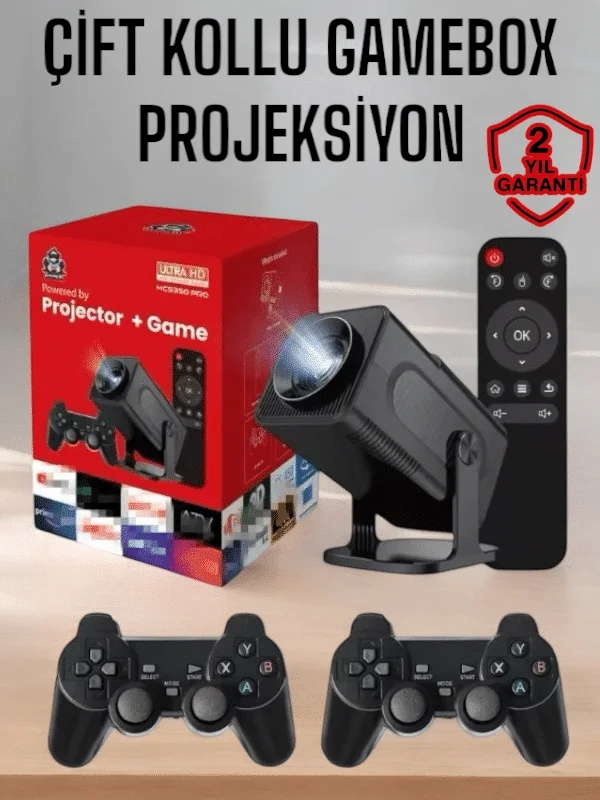 Android Projeksiyon ve Çift Kollu Game Box Fiyatı, Yorumları ve Özellikleri