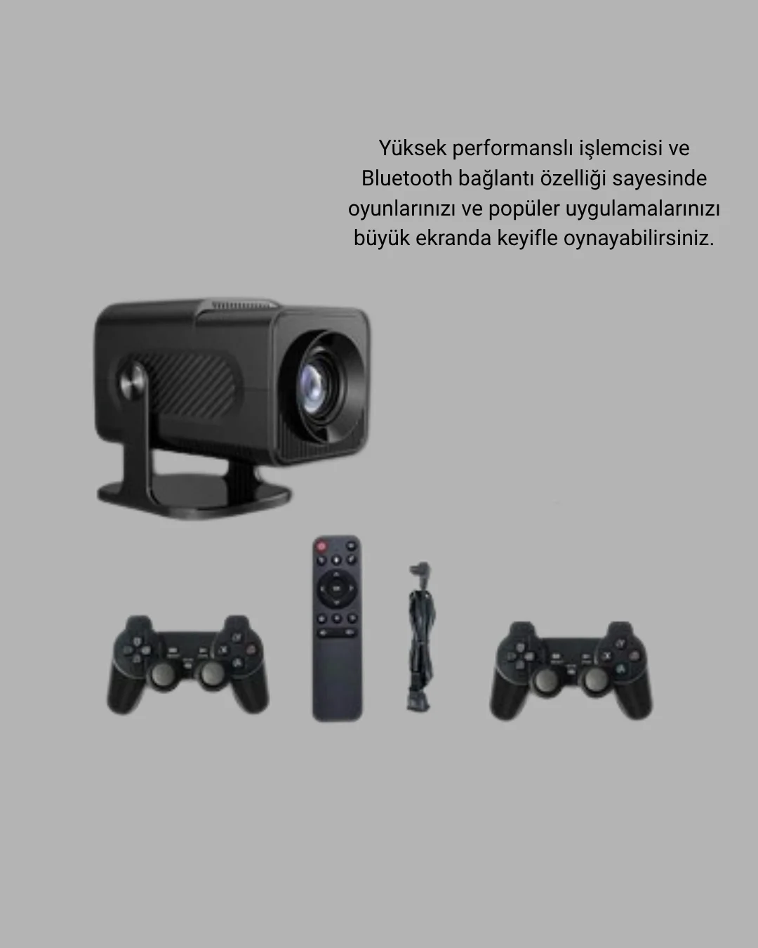 Android Projeksiyon Game Box – 1280x720p HD Çözünürlük, Bluetooth,HDMI ve USB Girişli Fiyatı, Yorumları ve Özellikleri