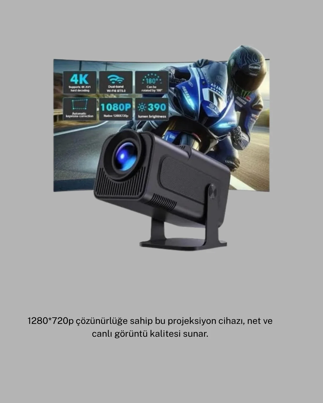 Android Projeksiyon Game Box – 1280x720p HD Çözünürlük, Bluetooth,HDMI ve USB Girişli Fiyatı, Yorumları ve Özellikleri