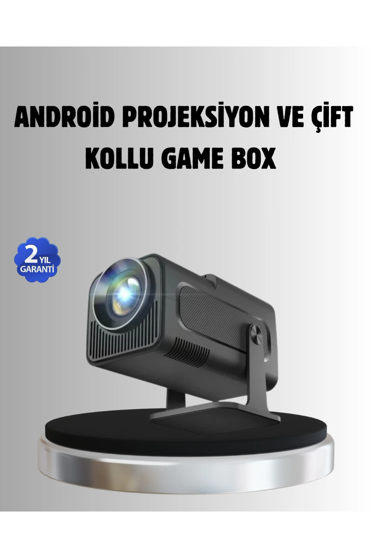 Android Projeksiyon Game Box – 1280x720p HD Çözünürlük, Bluetooth