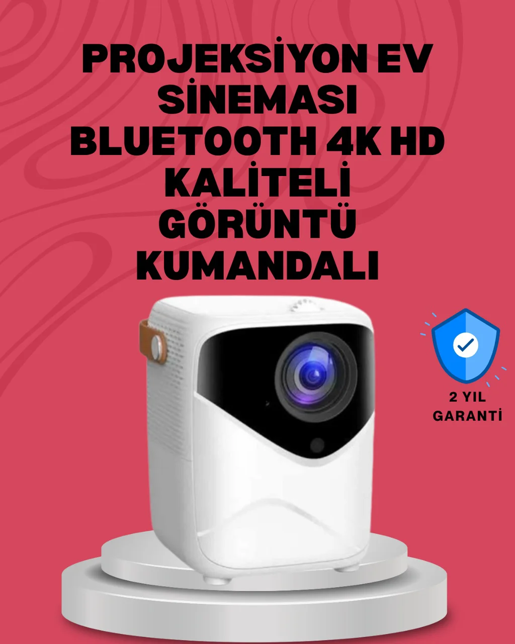 Android Sistemli Mini Projektör Uygulama Destekli Akıllı Kullanım - Lisinya