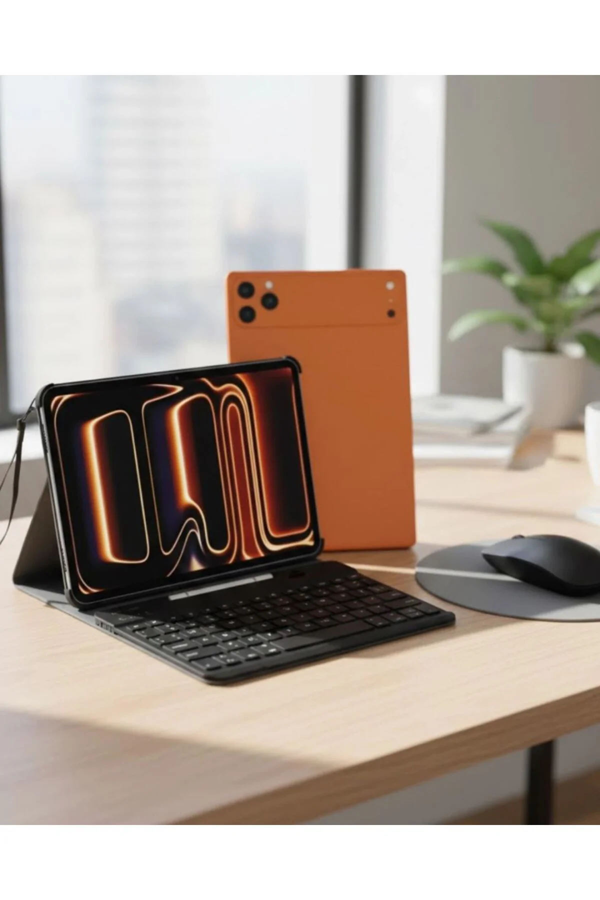 Android Tablet Klavye Kılıflı Dokunmatik Ekran Günlük Ve Profesyo