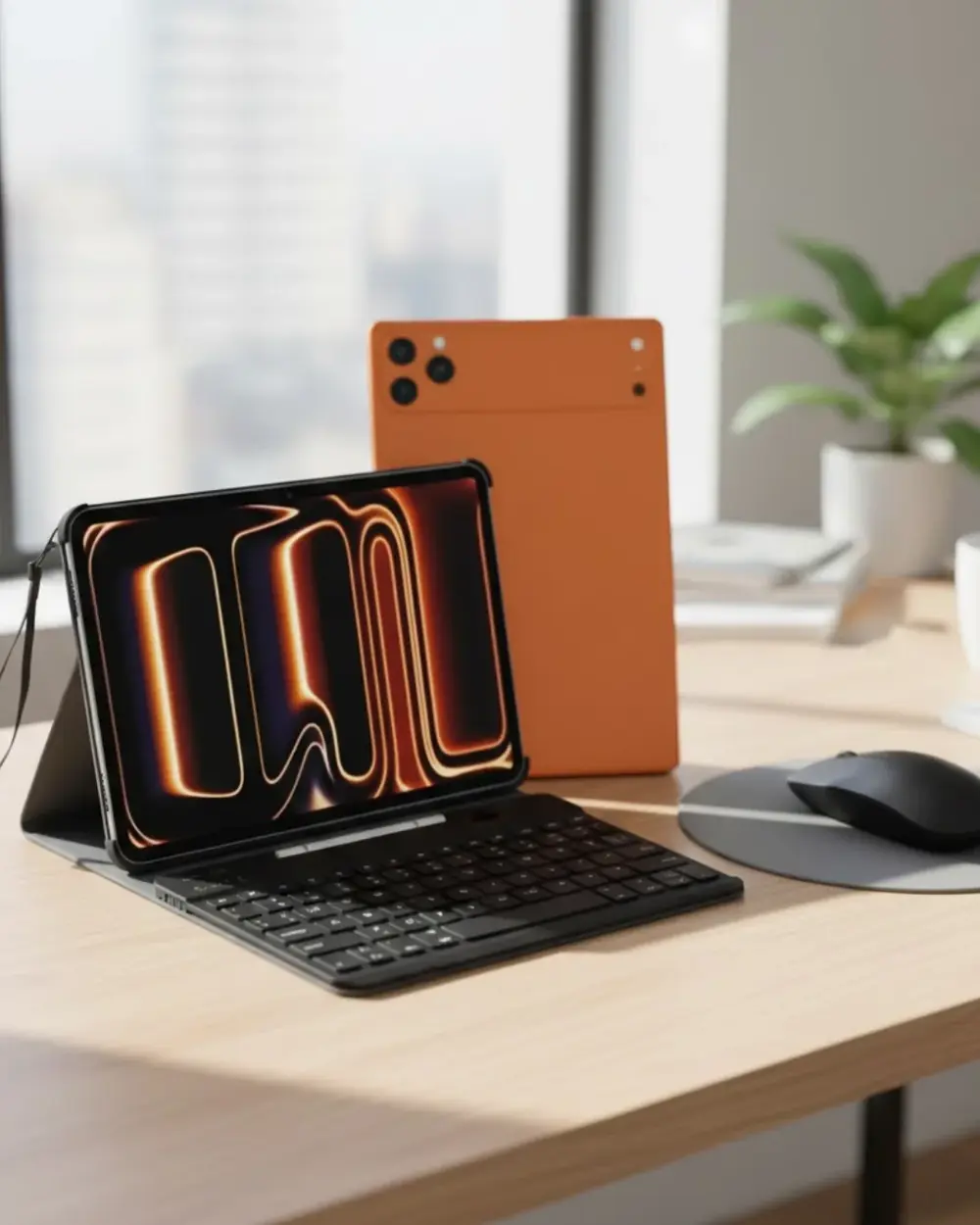 Android Tablet Klavye Kılıflı Dokunmatik Ekran Günlük ve Profesyo