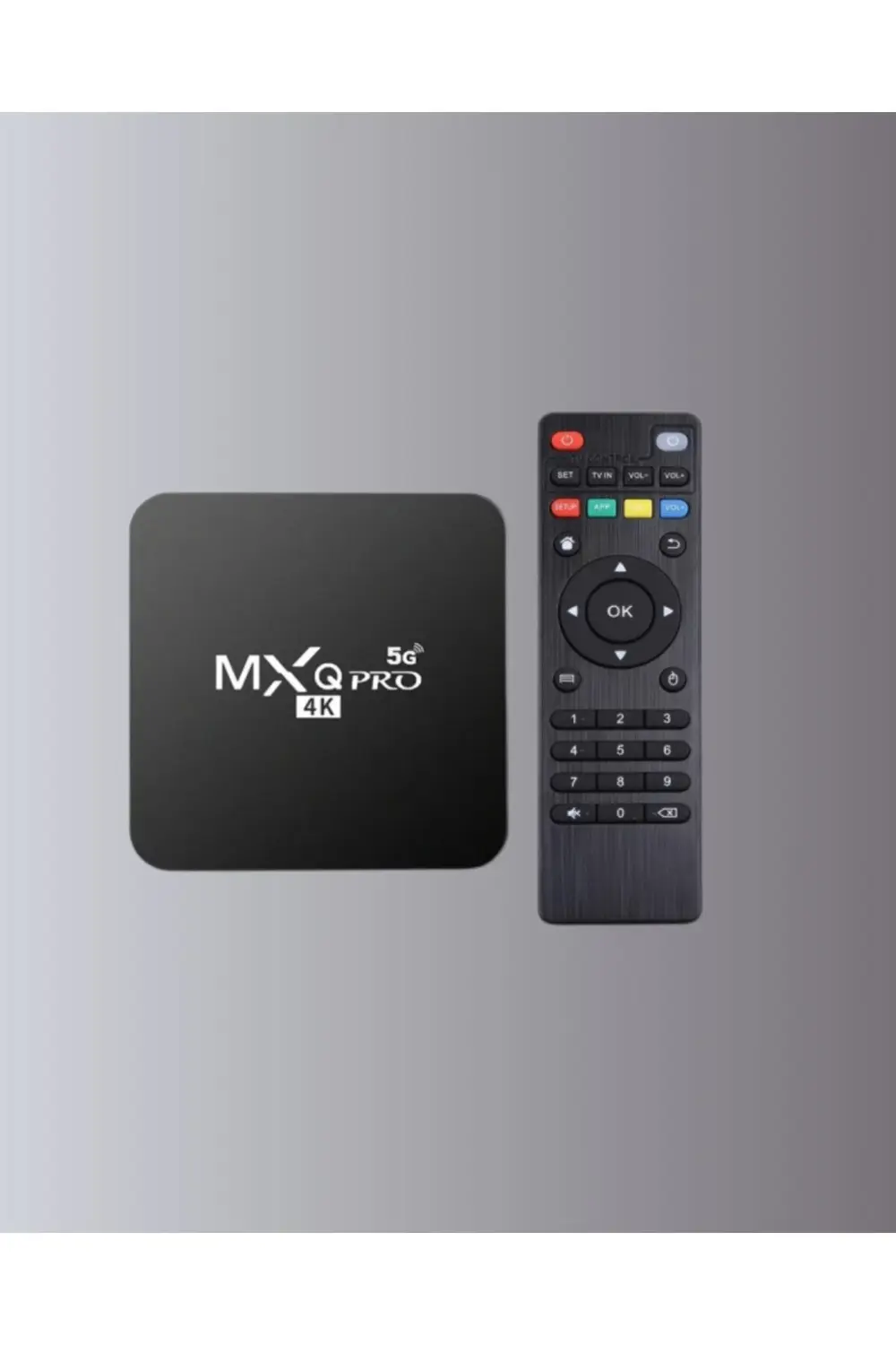 Android TV Box 4K – 2GB RAM 16GB ROM, Kablosuz Wi-Fi Medya Oynatı