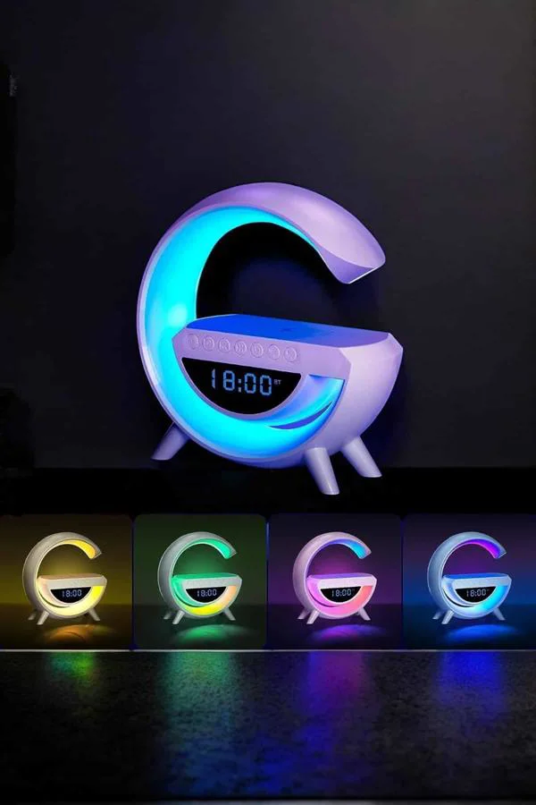 Android Uyumlu Akıllı Bluetooth Hoparlör Kablosuz Şarj Cihazı Sta