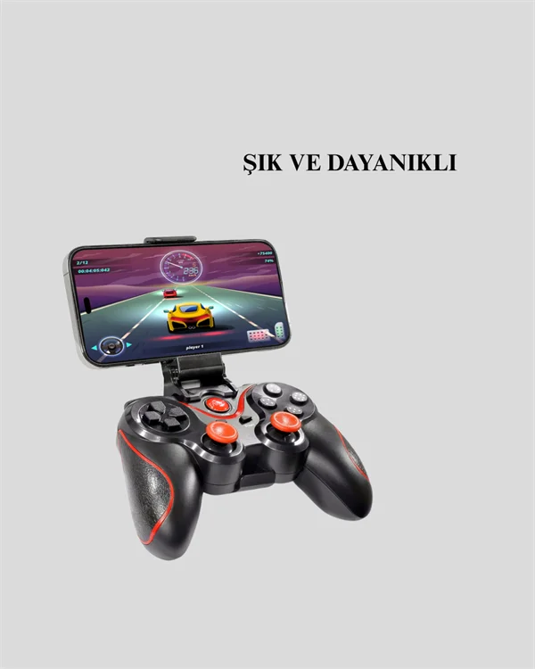 Android Uyumlu Gamepad X3 Game Stick Oyun Kolu Bluetooth Bağlantı