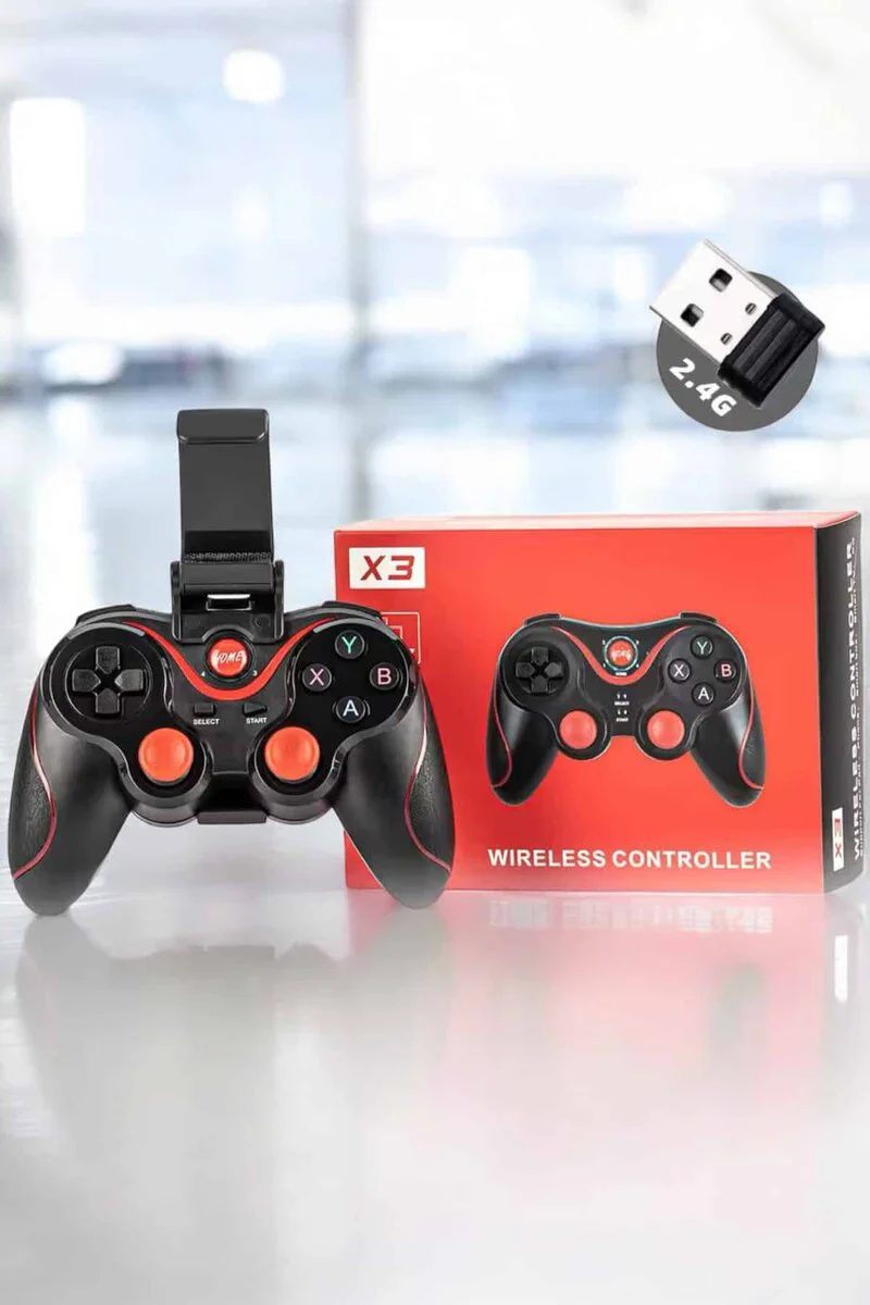 Android Uyumlu Gamepad X3 - Bluetooth Kablosuz Oyun Kolu