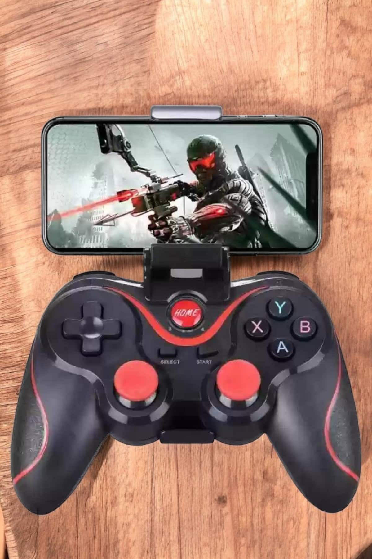 Android Uyumlu Gamepad X3 Game Stick Oyun Kolu Bluetooth Bağlantı