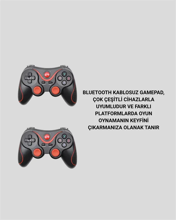Android Uyumlu Gamepad X3 Game Stick Oyun Kolu Bluetooth Bağlantı