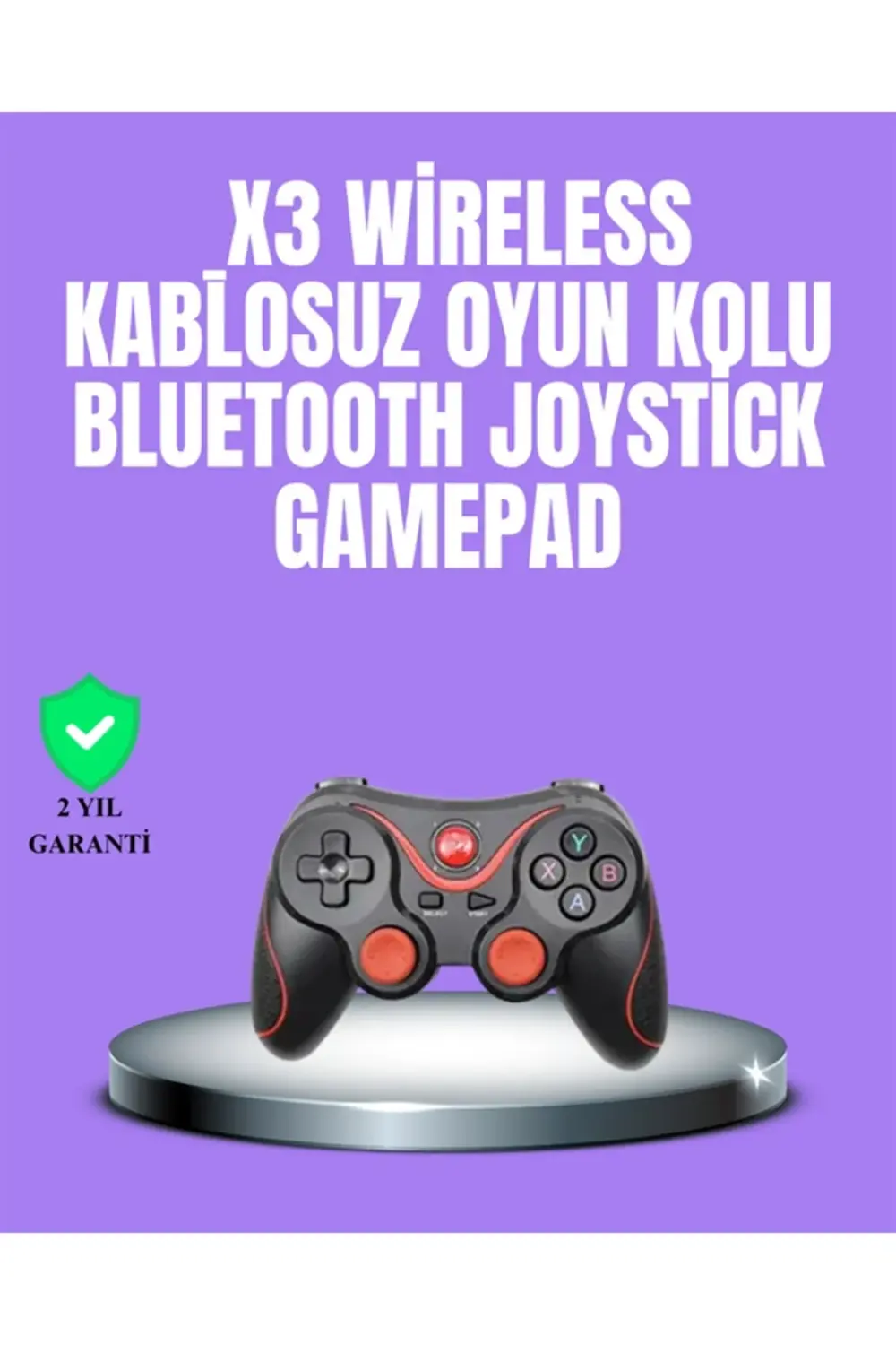 Android Uyumlu Gamepad X3 Game Stick Oyun Kolu Bluetooth Bağlantı