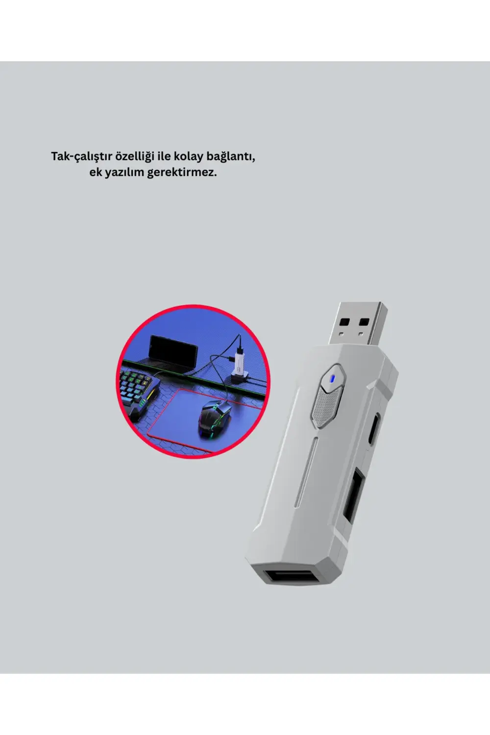 Android Uyumlu Oyun Klavye Mouse Seti | Taşınabilir & Dayanıklı