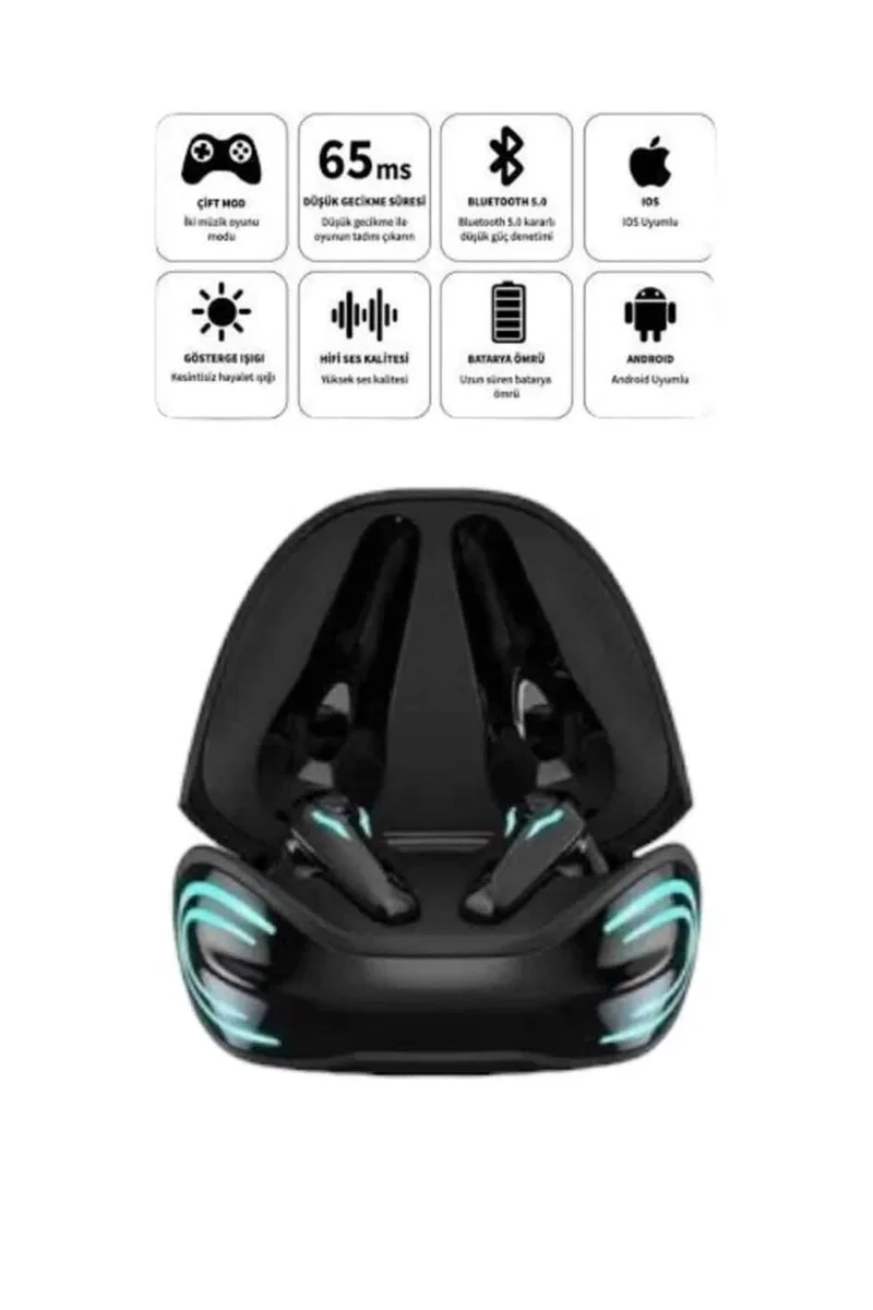 Android ve İOS Uyumlu Bluetooth Kulaklık Gaming Kulaklık Mini