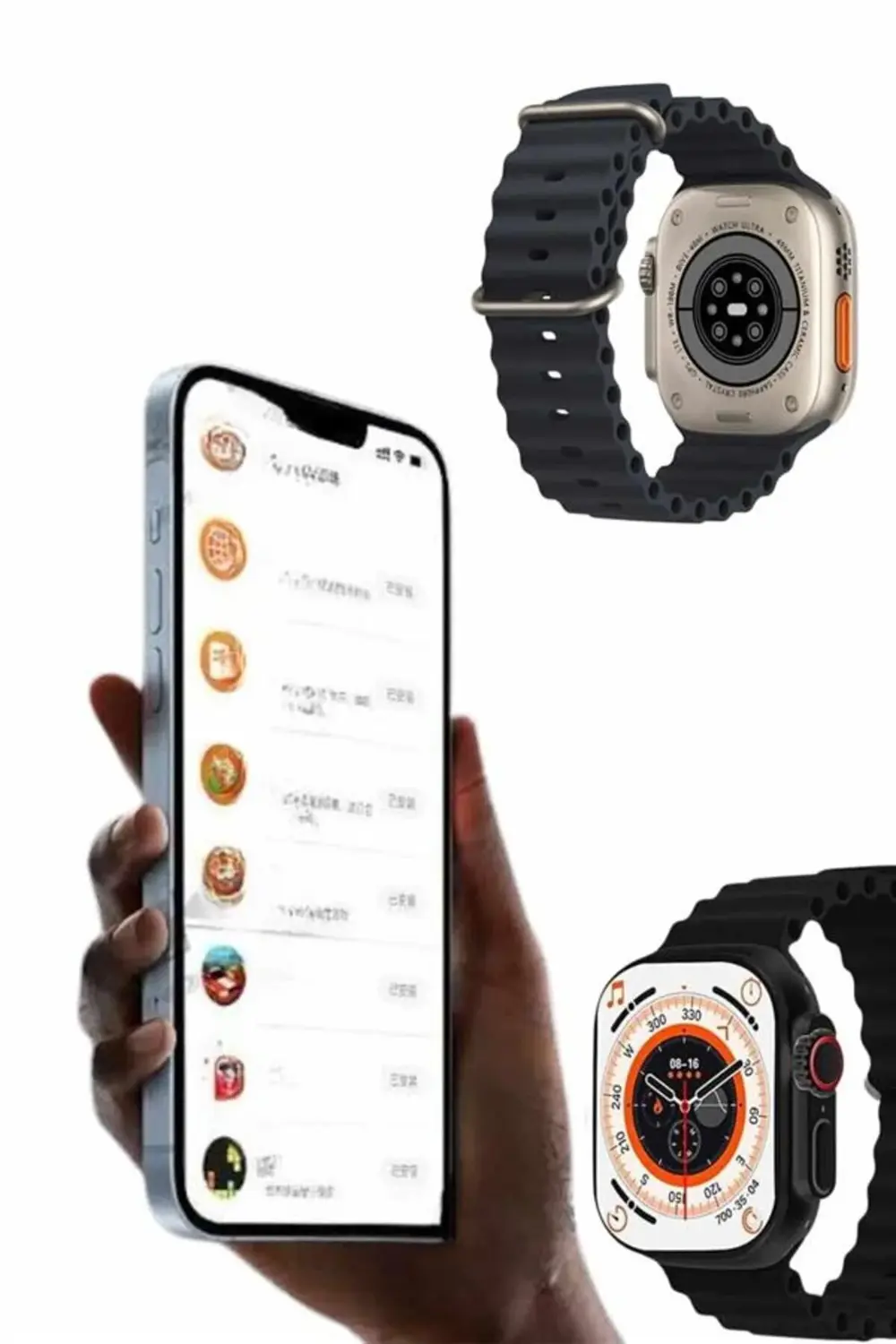 Android ve İOS Uyumlu Arama Konuşma Yapabilen Akıllı Saat