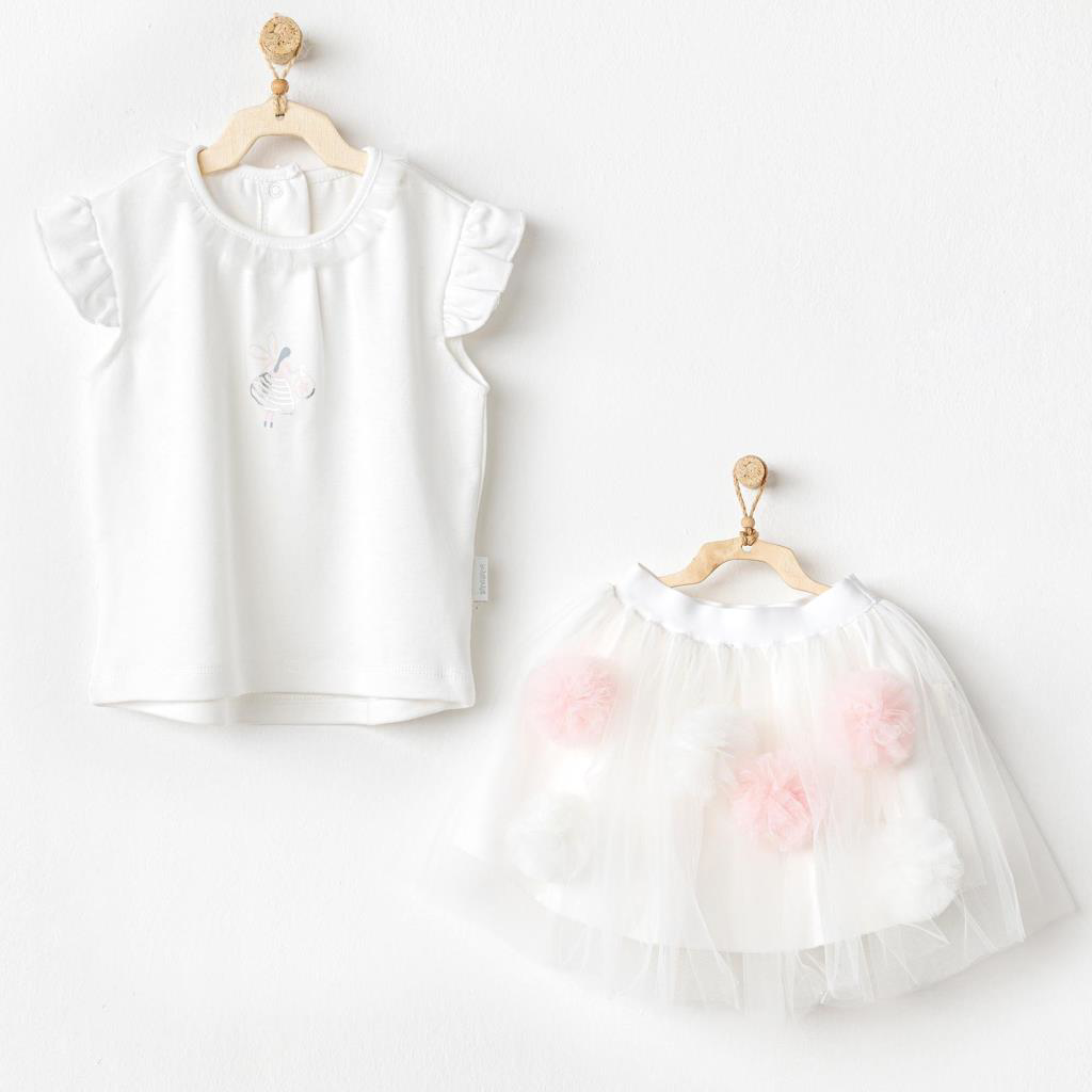 Andywawa AC24503 Petit Love 2'Li Bebek Takım Ekru Andywawa AC24503 Petit Love 2'Li Bebek Takım Ekru