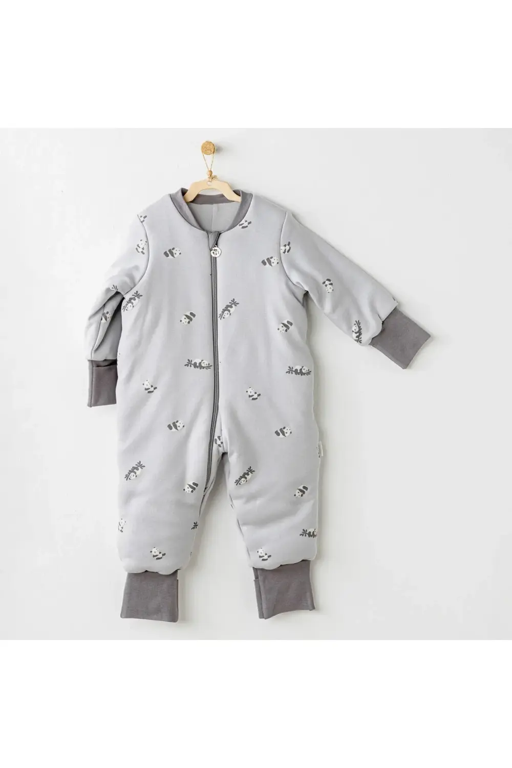 Andywawa Ac26035 Fiber Keep Smiling Uyku Tulumu 2,5 Tog Grey