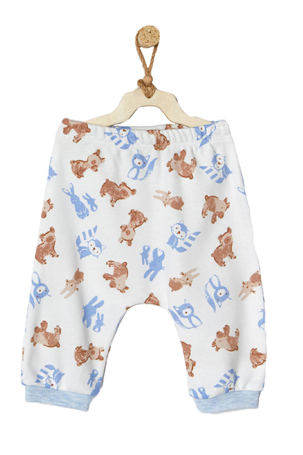 Andywawa Erkek Bebek Sincap Desenli Ekru 2li Pijama Takım AC22319 Andywawa Erkek Bebek Sincap Desenli Ekru 2li Pijama Takım AC22319