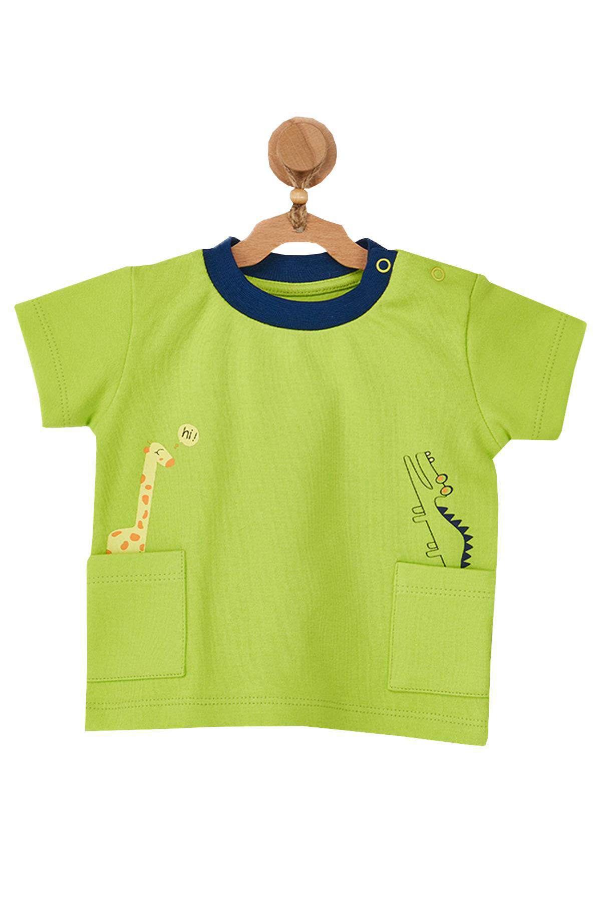 Andywawa Erkek Bebek Cepli Yeşil Alt Üst Takım AC22529 Andywawa Erkek Bebek Cepli Yeşil Alt Üst Takım AC22529