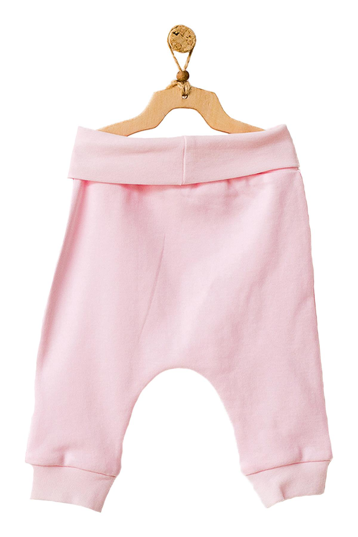 Andywawa  Kiz Bebek Pembe Organik 2Li Alt Üst Takim Set Ac21656rp