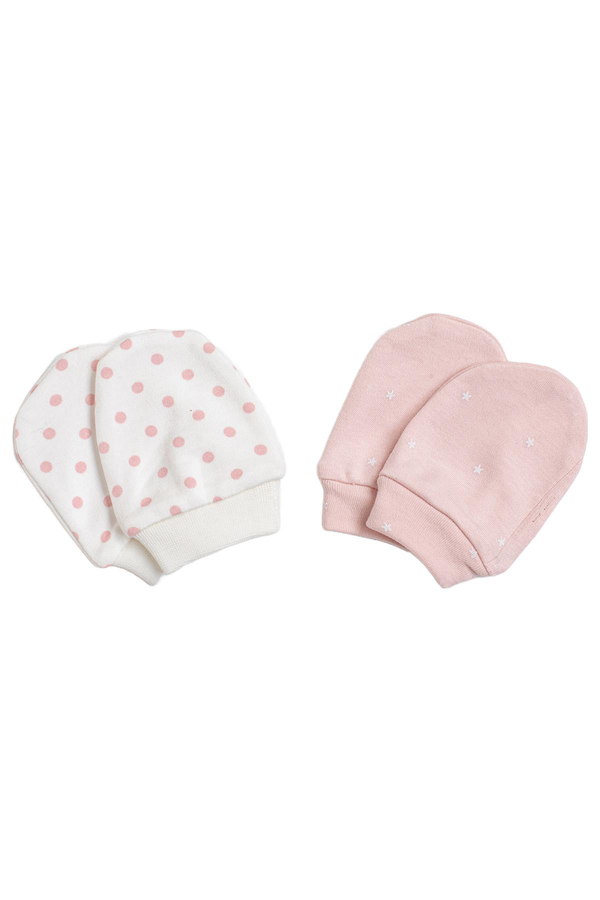 Andywawa Kız Bebek Pembe Yeni Doğan 2'Li Eldiven Seti Ac23782 Andywawa Kız Bebek Pembe Yeni Doğan 2'Li Eldiven Seti Ac23782