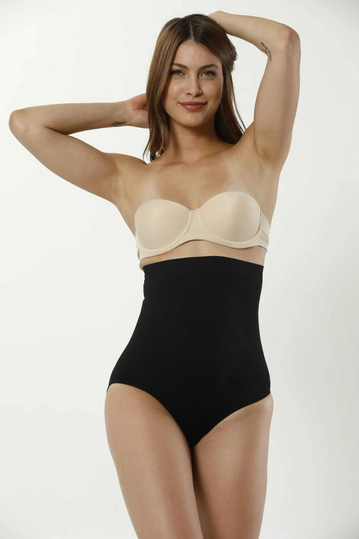 Angel Bel Toplayan Yüksek Bel String Tanga Korse