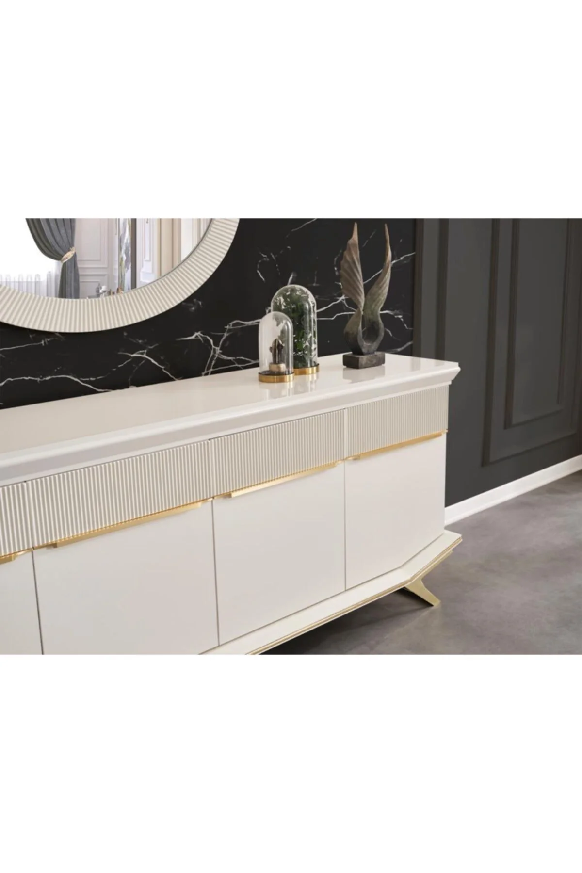 ANGEL GOLD MDF YEMEK ODASI TAKIMI Fiyatı, Yorumları ve Özellikleri