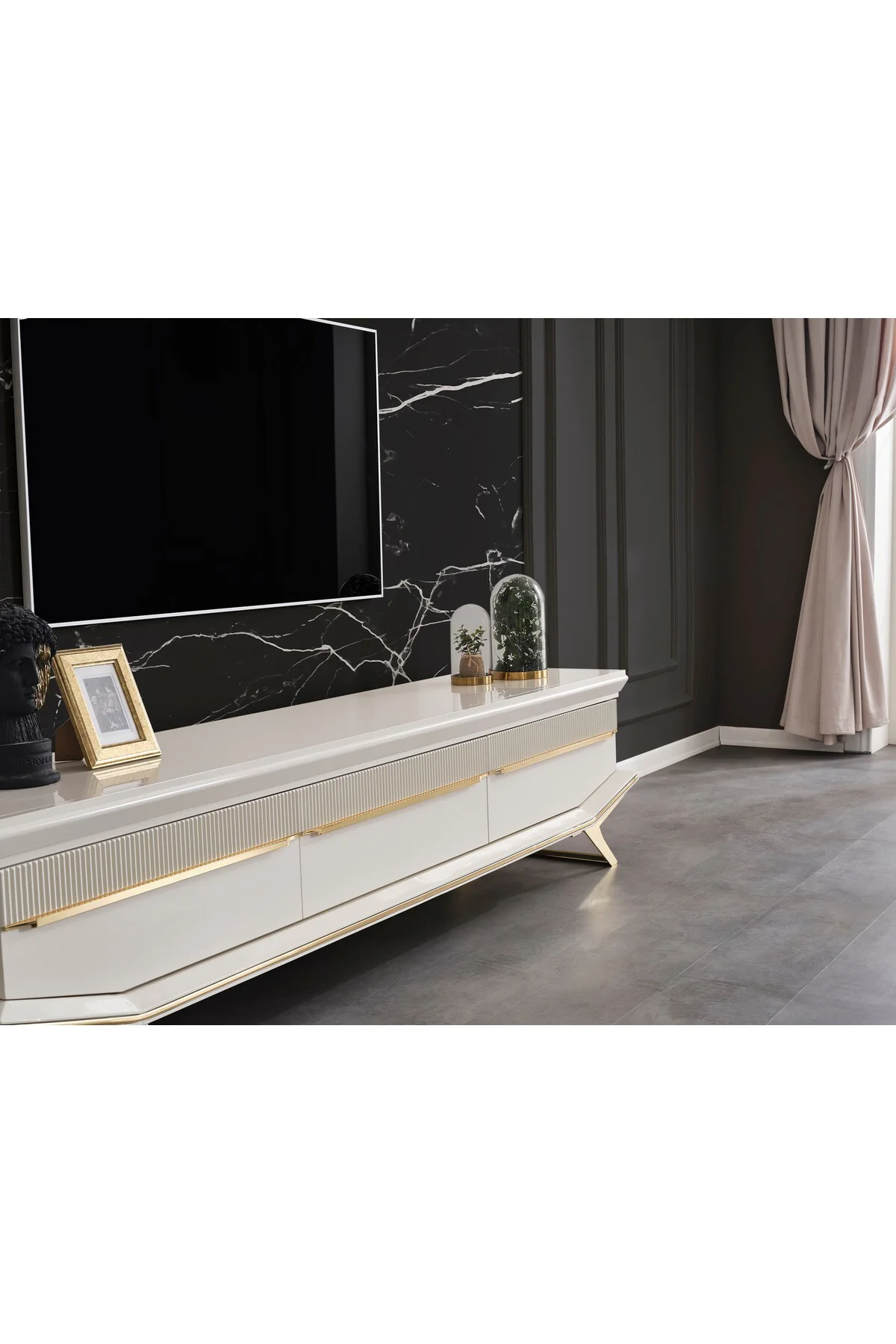 ANGEL GOLD TV ÜNİTESİ Fiyatı, Yorumları ve Özellikleri