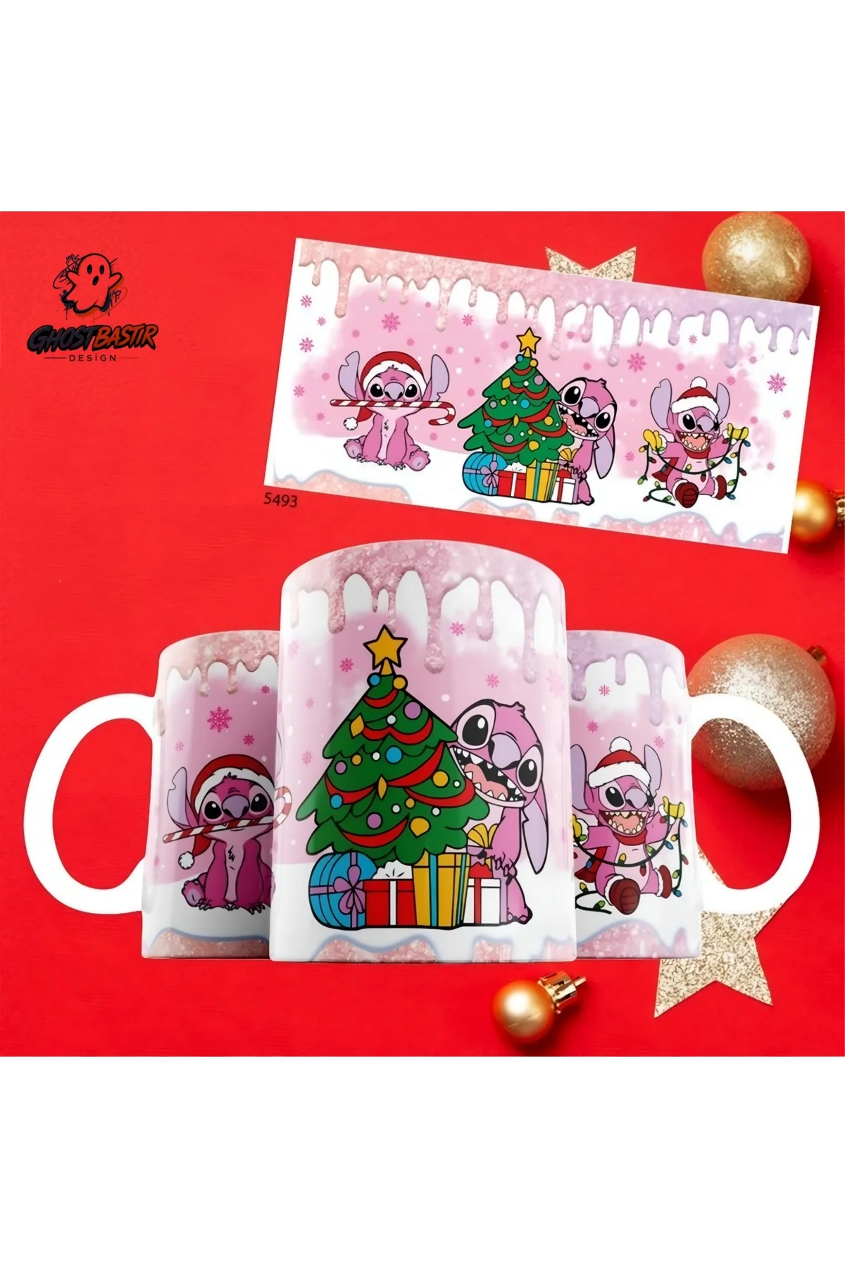 Angel Noel | Yılbaşı Kupa Bardak | Tek Adet K0505