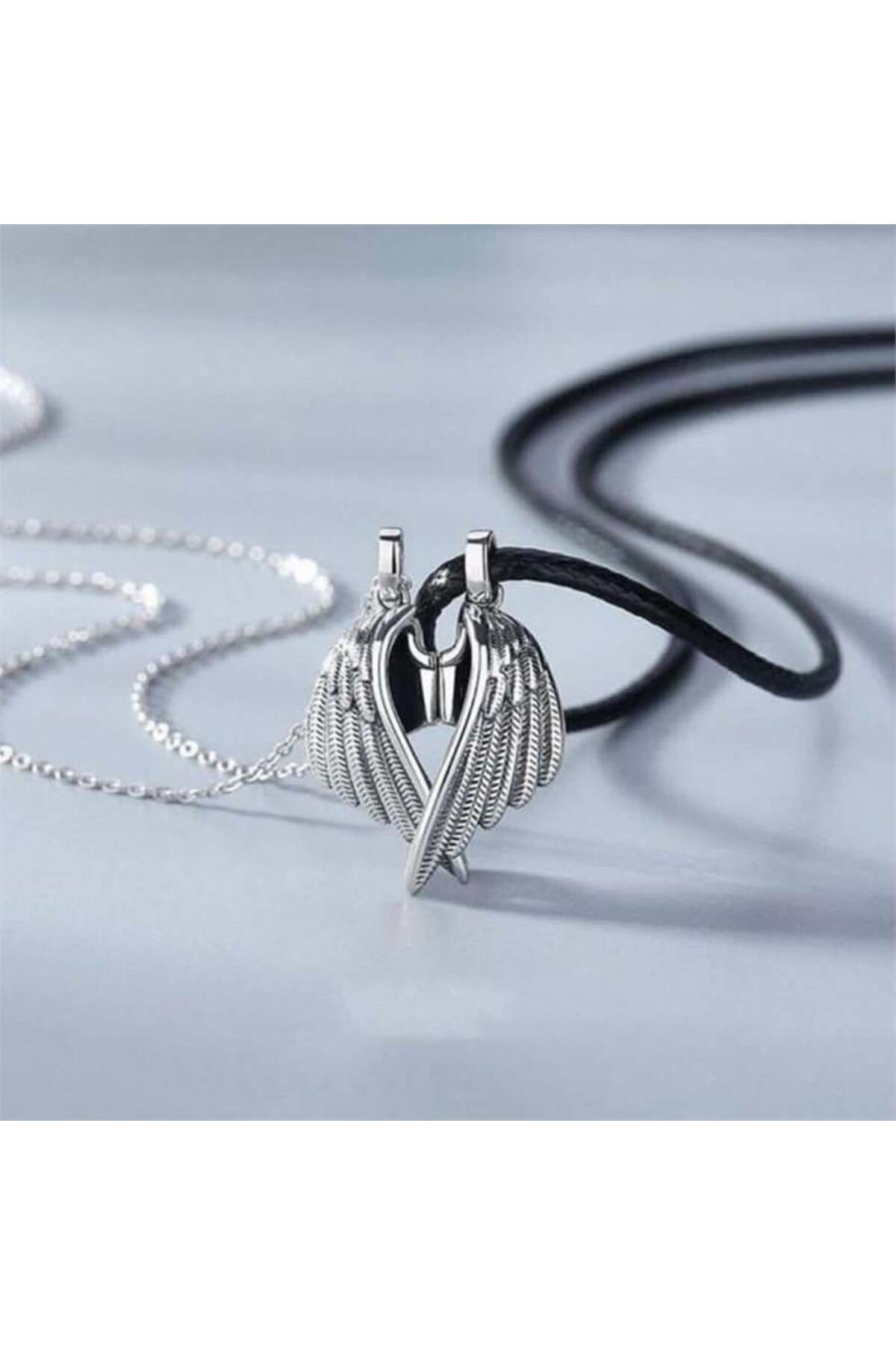 Angel Wings Çift Kolye
