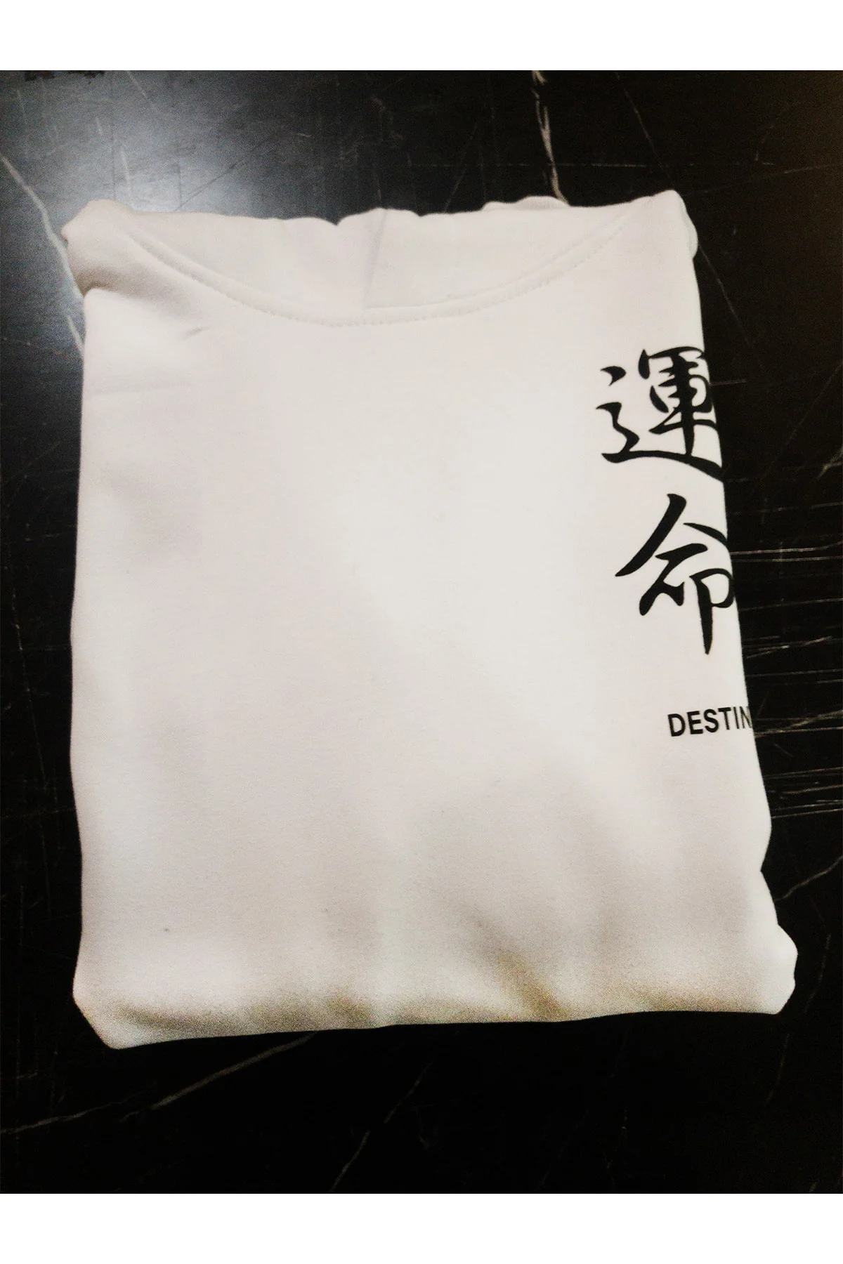 Destiny Yazılı Çift Baskılı 3 Ipl. Şardonlu Içi Polar, Kalın %100 Pamuk Sweatshirt Destiny Yazılı Çift Baskılı 3 Ipl. Şardonlu Içi Polar, Kalın %100 Pamuk Sweatshirt