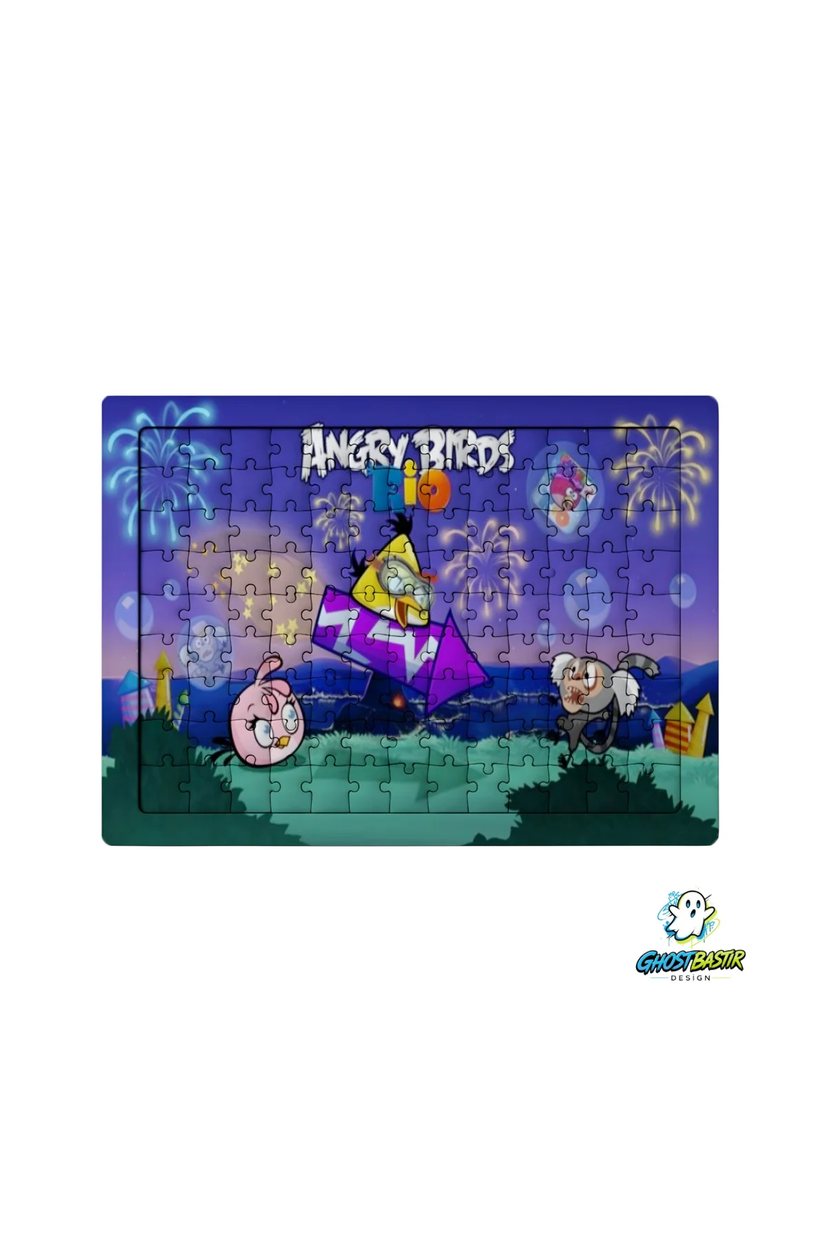Angry Birds 99 Parça Ayaklı Puzzle – Dekoratif Çocuk Yapbozu 0138