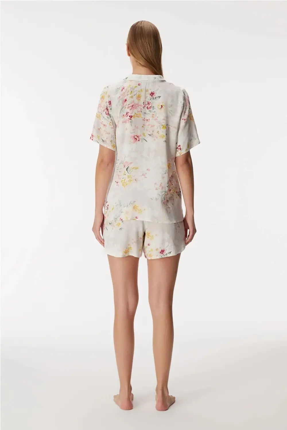 Anıl 11355 Kadın Kısa Kol Gömlek Ve Şort Takım