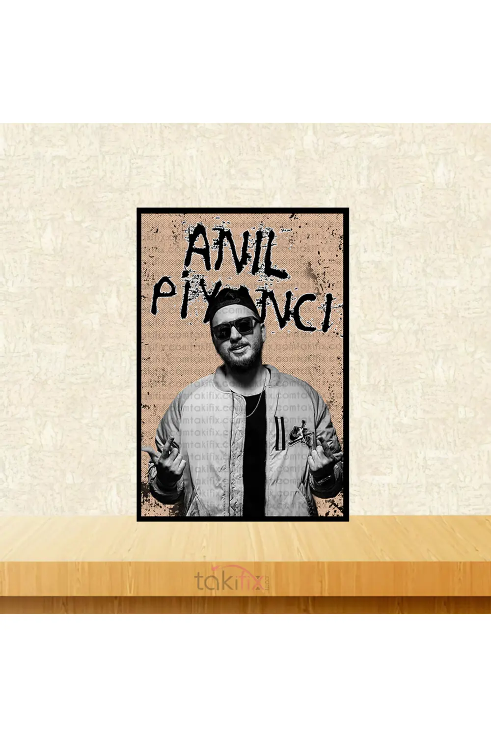 Anıl Piyancı 20x30 Cm Retro Ahşap Poster