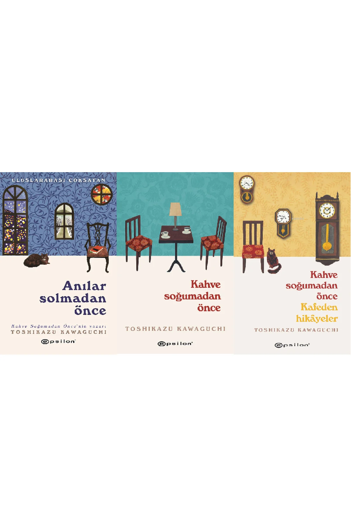 Anılar Solmadan Önce + Kahve Soğumadan Önce ( 1-2) 3 KİTAPLIK SET