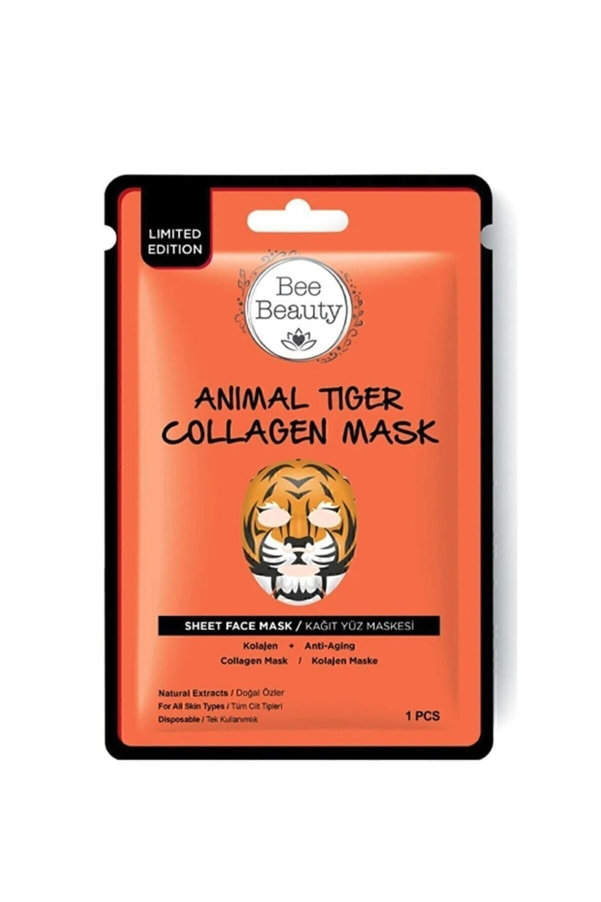 Animal Kağıt Maske Tiger Kolajen Kaplan