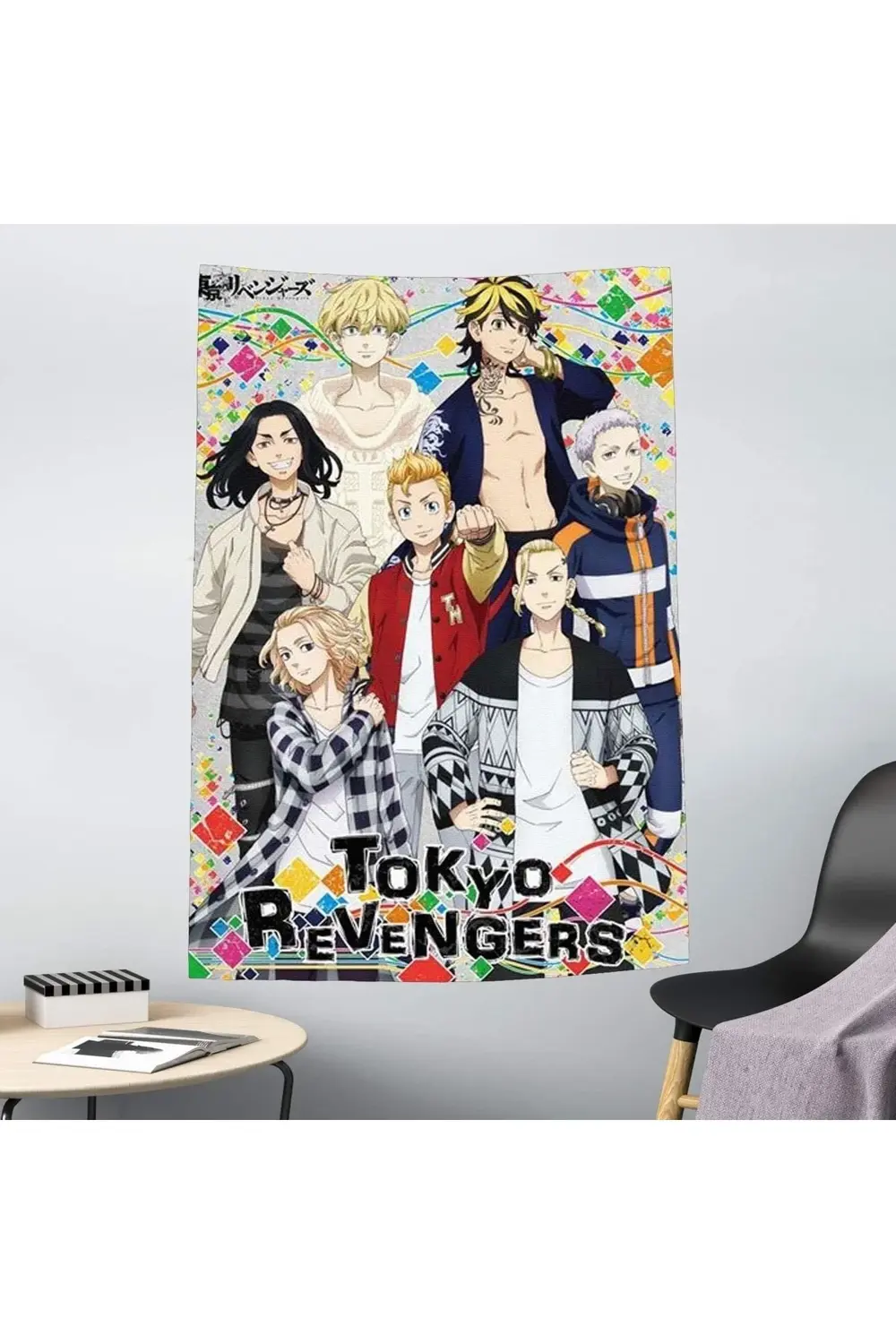 Anime 70 X 100 Cm Tokyo Revengers Colorfull Duvar Halısı