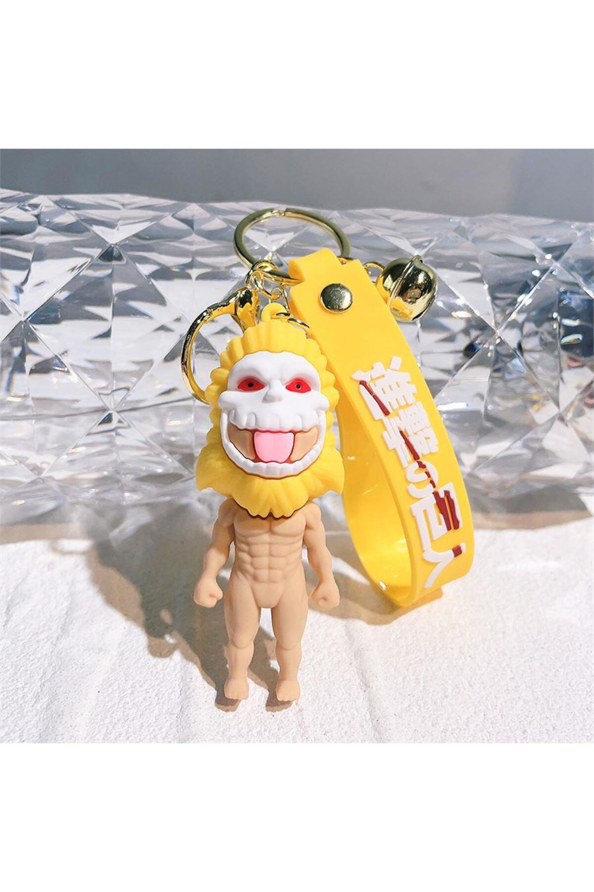 Anime Attack On Titan - Porco Galliard Titan Form Silikon Anahtarlık
