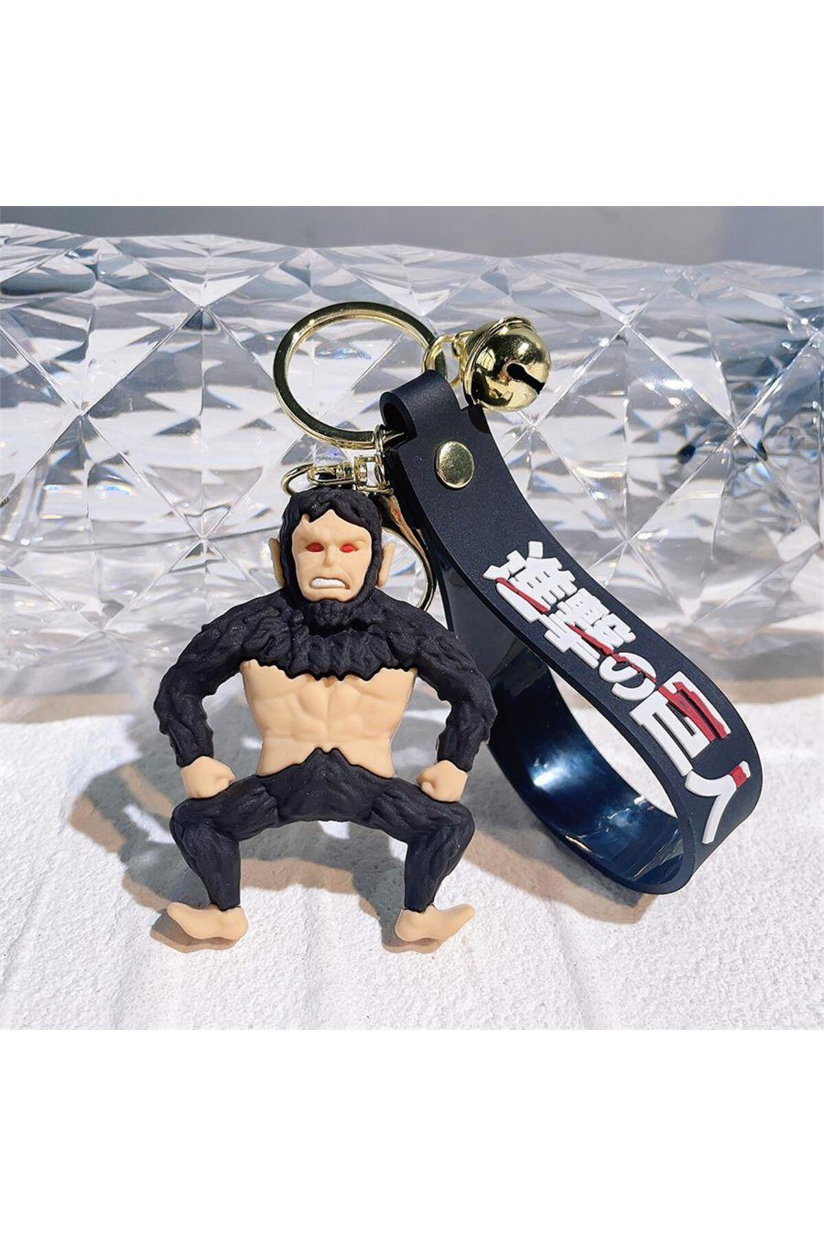 Anime Attack On Titan - Zeke Yeager Titan Form Silikon Anahtarlık