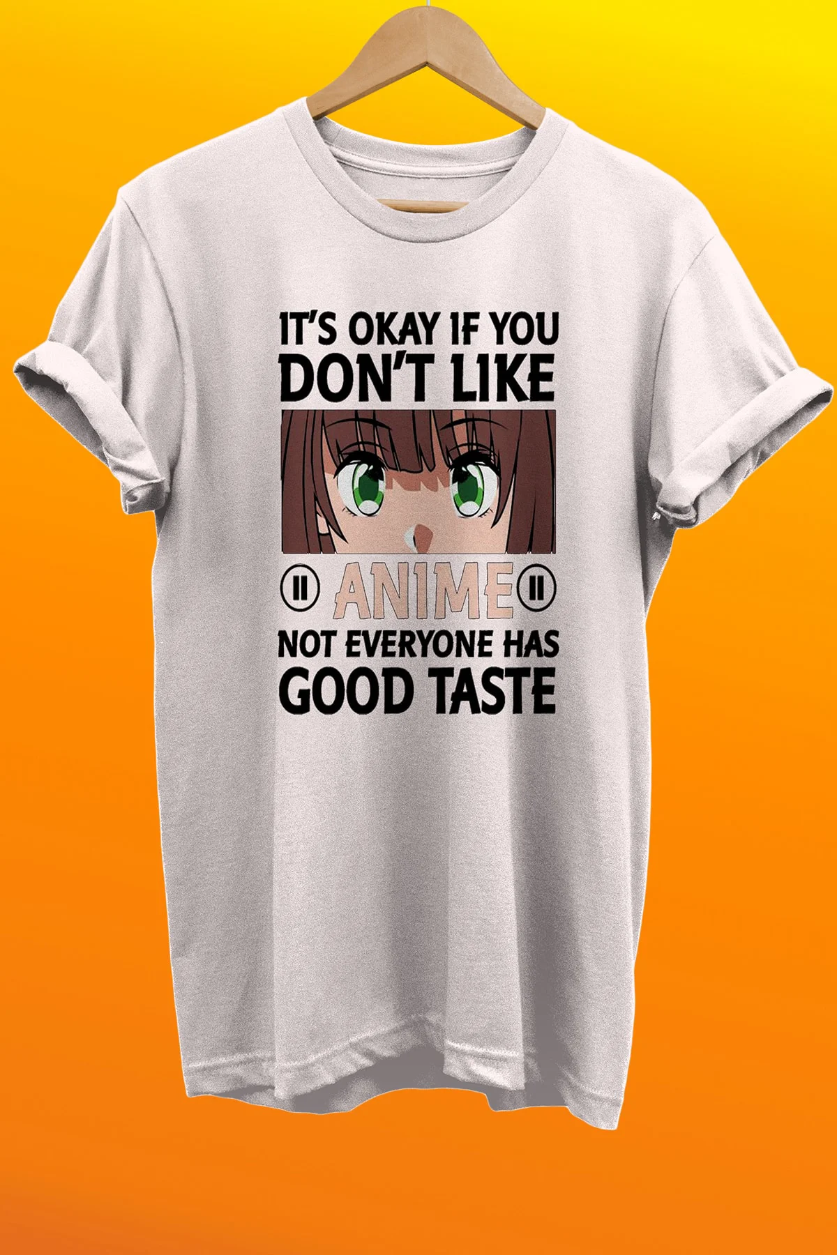 Anime Baskılı %100 Pamuk Oversize T-shirt