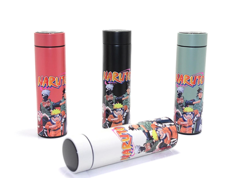 Just Cheap Store Anime Baskili Digital Göstergeli Termos 500 Ml Alk382