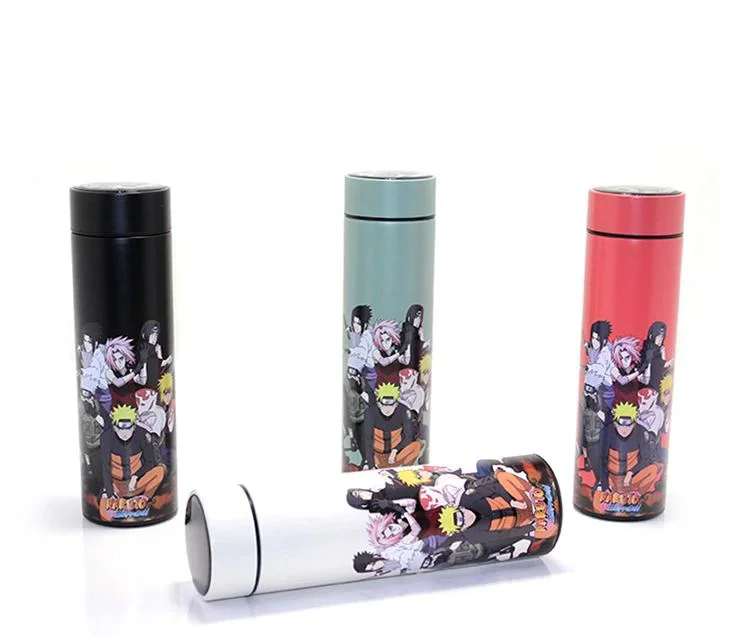 Anime Baskılı Dijital Göstergeli Termos 500 Ml - Paslanmaz Çelik Sıcaklık Göstergeli Termos Fiyatı, Yorumları ve Özellikleri