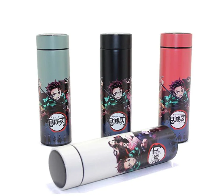 Anime Baskılı Dijital Göstergeli Termos 500 Ml - Paslanmaz Çelik Isı Tutan Kupa Fiyatı, Yorumları ve Özellikleri