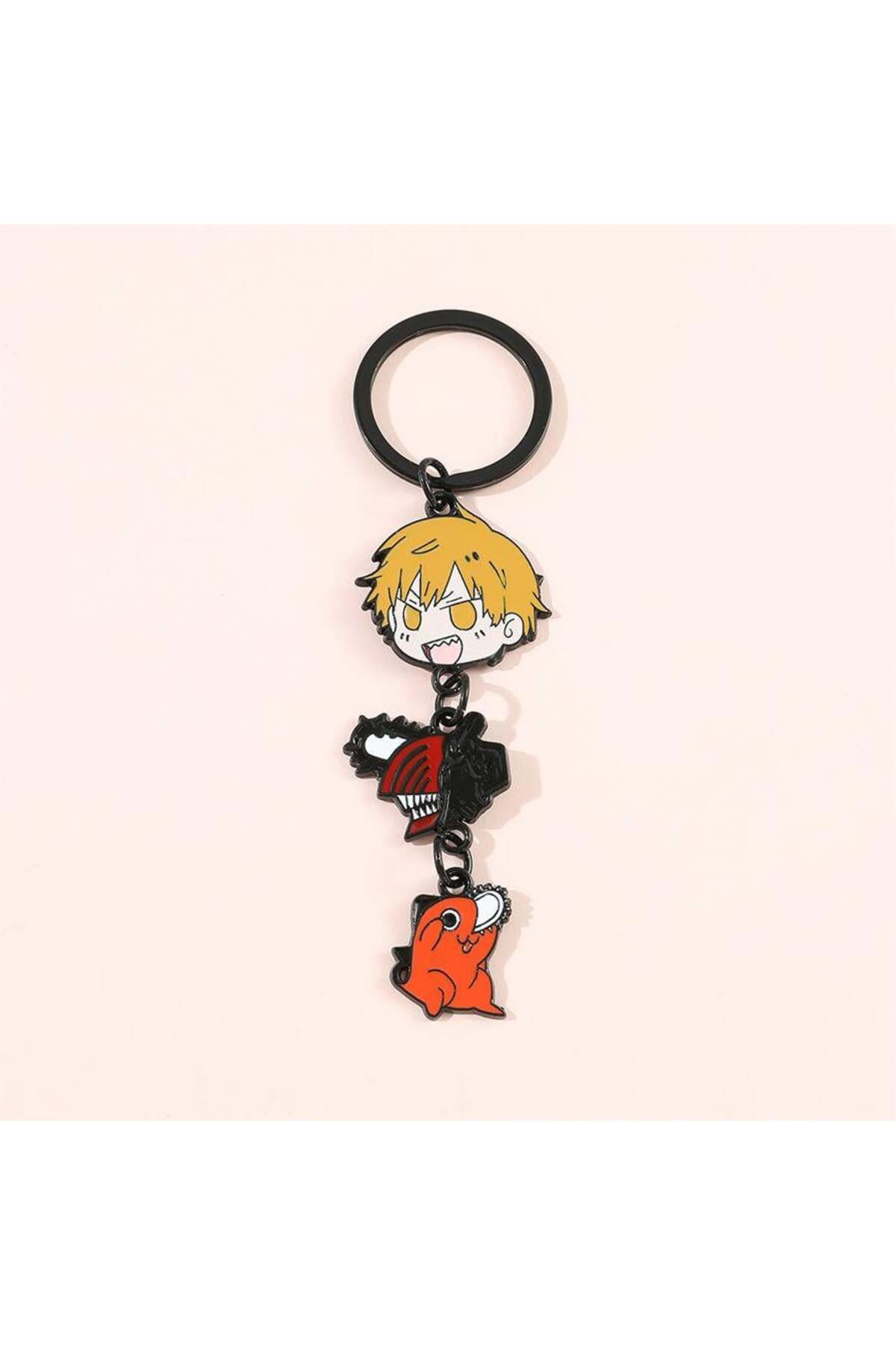 Anime Chainsaw Man - Denji Pochita Metal Anahtarlık
