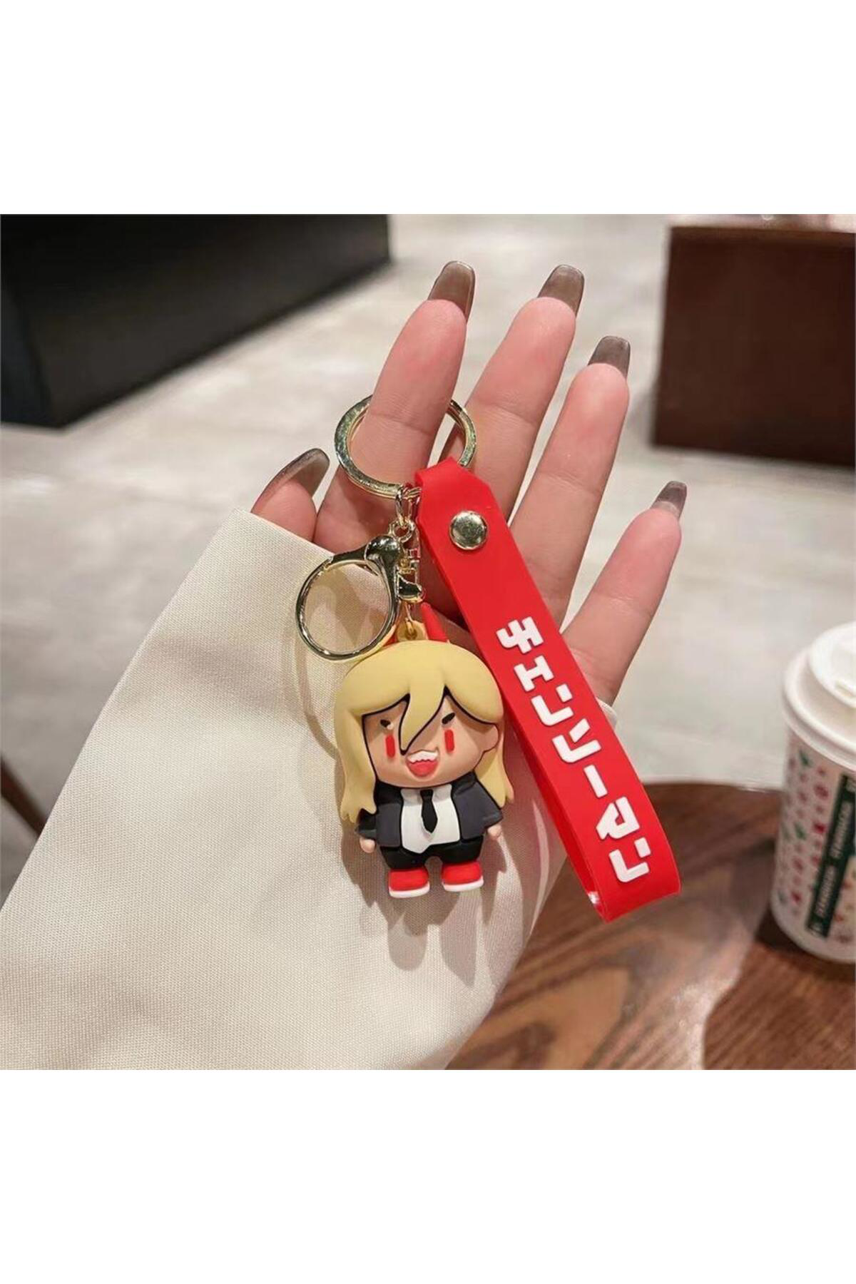 Anime Chainsaw Man - Power Mini Figür Silikon Anahtarlık