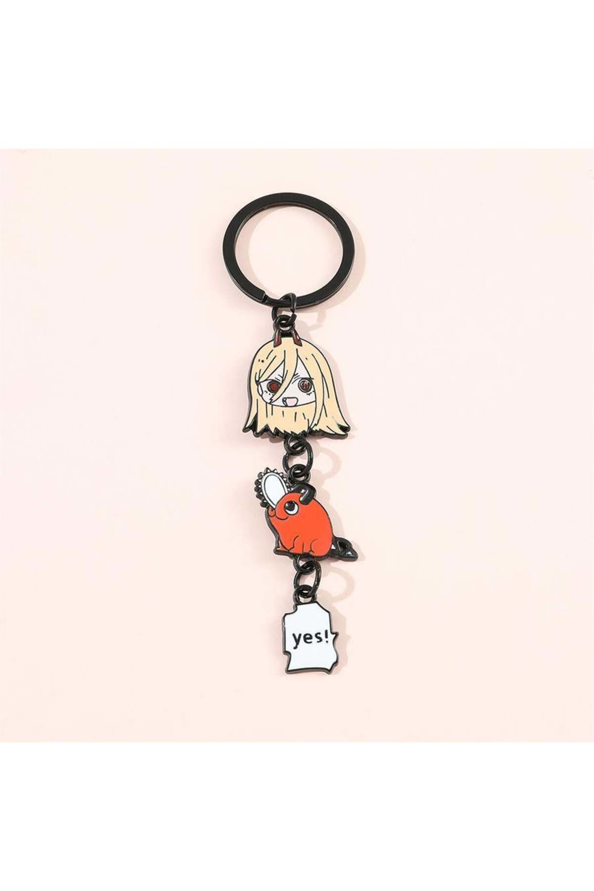 Anime Chainsaw Man - Power Pochita Metal Anahtarlık