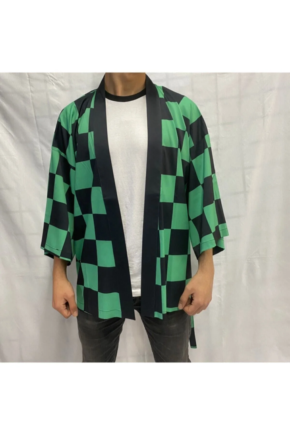 Anime Demon Slayer: Kimetsu No Yaiba Tanjiro Unisex Kimono
